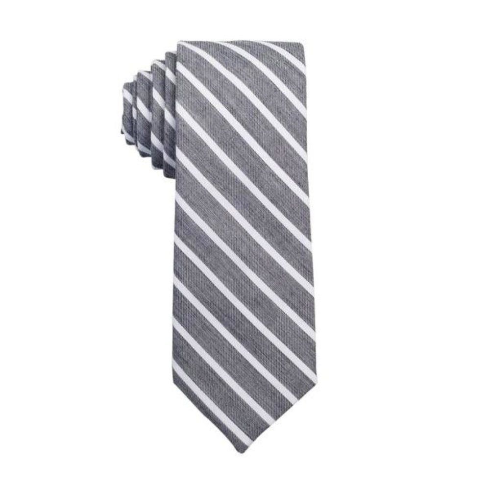 5for$25 NWT Spier & Mackay Gray and White Striped Tie